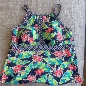 Floral Print Bathing Suit Too